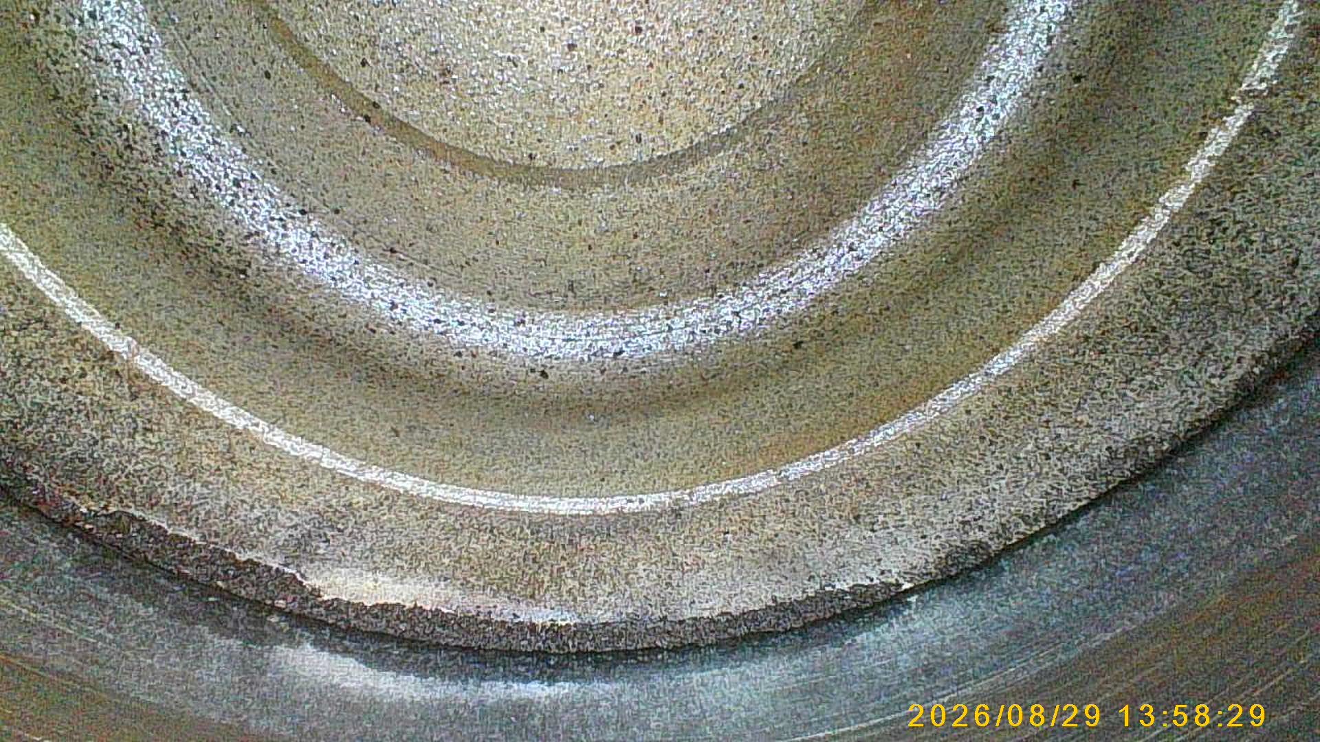 Detalle de la corona del pistón